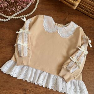 بلوز آستین پاپیون